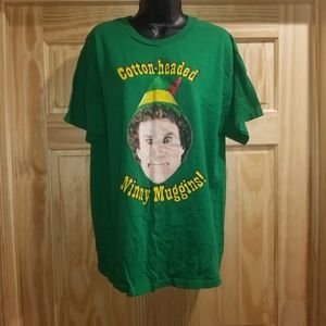 Elf L Tee Shirt Green Cotton Headed Ninny Muggins